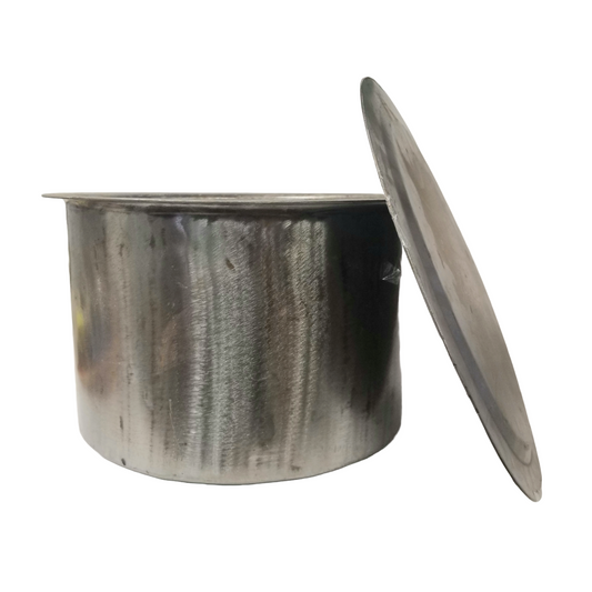 Sarbloh Patila With Lid - Traditional Iron Cooking Pot