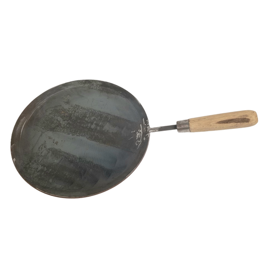 Sarbloh Flat Edged Tawa - Traditional Iron Cookware