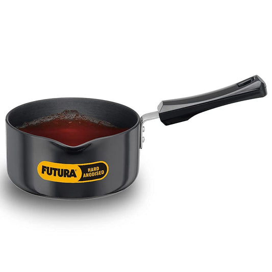 Futura Hard Anodised Sauce Pan (1.5Lt) W/Lid