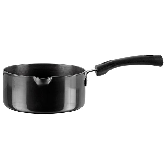 Vinod Black Hard Anodized Sauce Pan-18cm