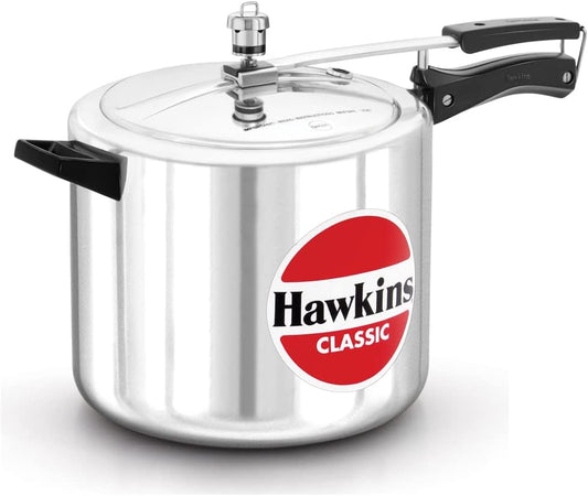 Hawkins Classic 10-Liter Aluminium Pressure Cooker (CL10).