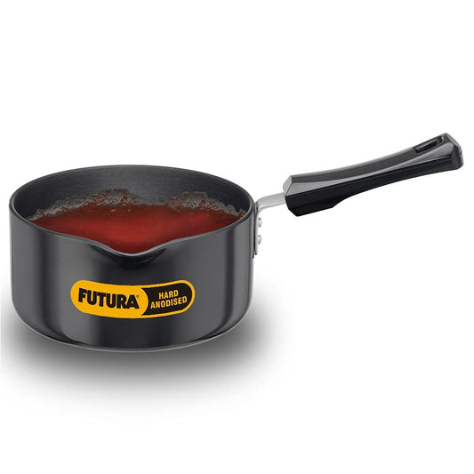 Futura Hard Anodised Sauce Pan (2 Lt) W/Lid