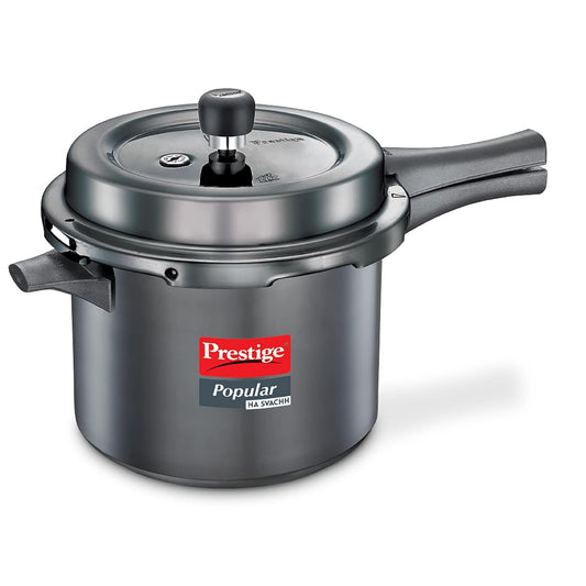 Prestige Svachh 5L Outer Lid Pressure Cooker - Hard-Anodized Aluminum (03HA05)