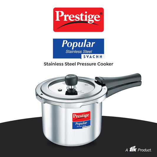 Prestige Svachh 3.5 Litre Stainless Steel Pressure Cooker(03PSS03)