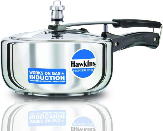 Hawkins Stainless Steel Cooker 3-Liter WIDE HSS3W
