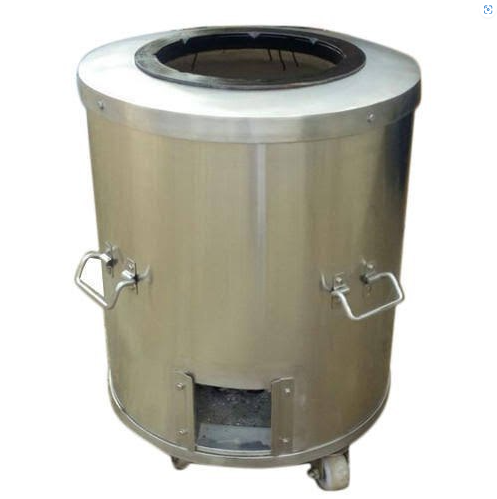 SS Tandoor with Brass Handle
