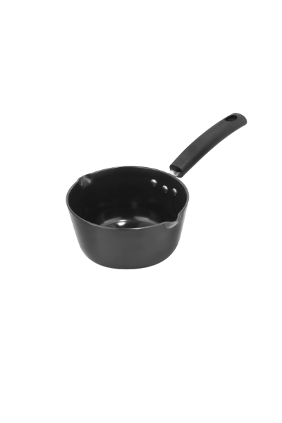 Vinod Black Hard Anodized Sauce Pan-20cm