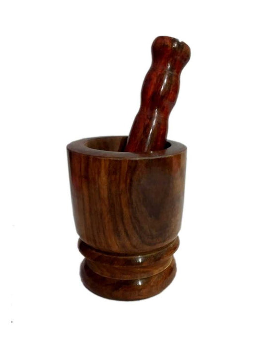 IKM Sheesham Wooden Khal Dasta Set